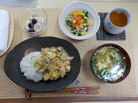 ふわとろ親子丼です♪