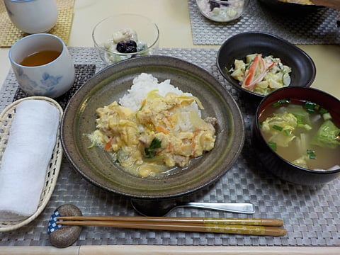 ふわとろ親子丼です♪