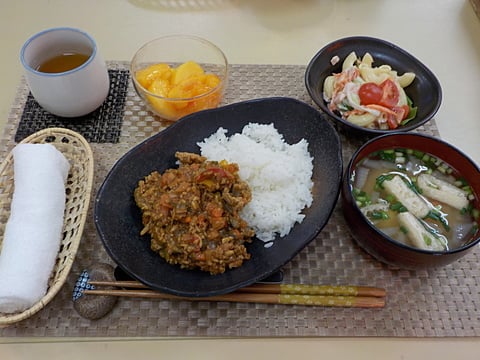 だんち特製、キーマカレーです！