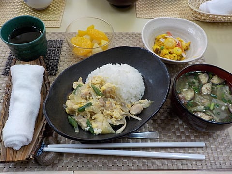 だんち特製「ふわとろ親子丼」です！