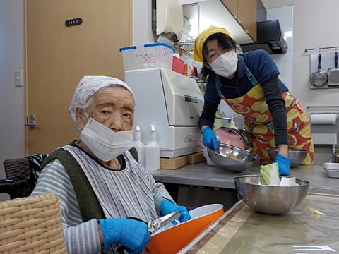 今日の調理班です！