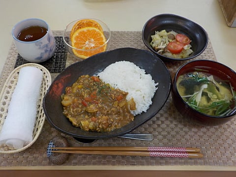 だんち特製、シーフードカレーです！