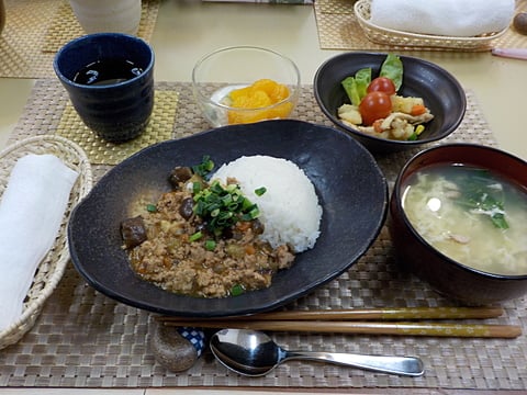 だんち特製「マーボーナス丼」でした！