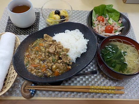 だんち特製「マーボーナス丼」でした！