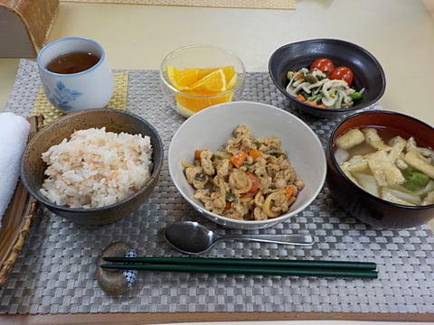 だんち特製、豚の生姜焼きです！