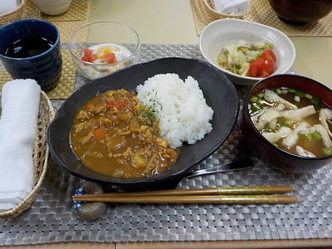 だんち特製、シーフードカレーです！