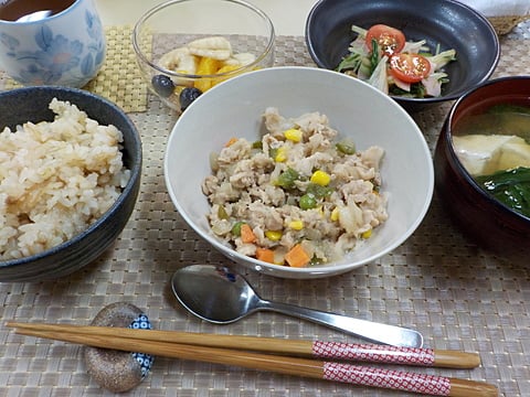 だんち特製、豚の生姜焼きです！