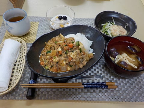 だんち特製「麻婆豆腐丼」です！