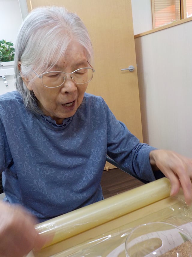 お昼の準備中です♡